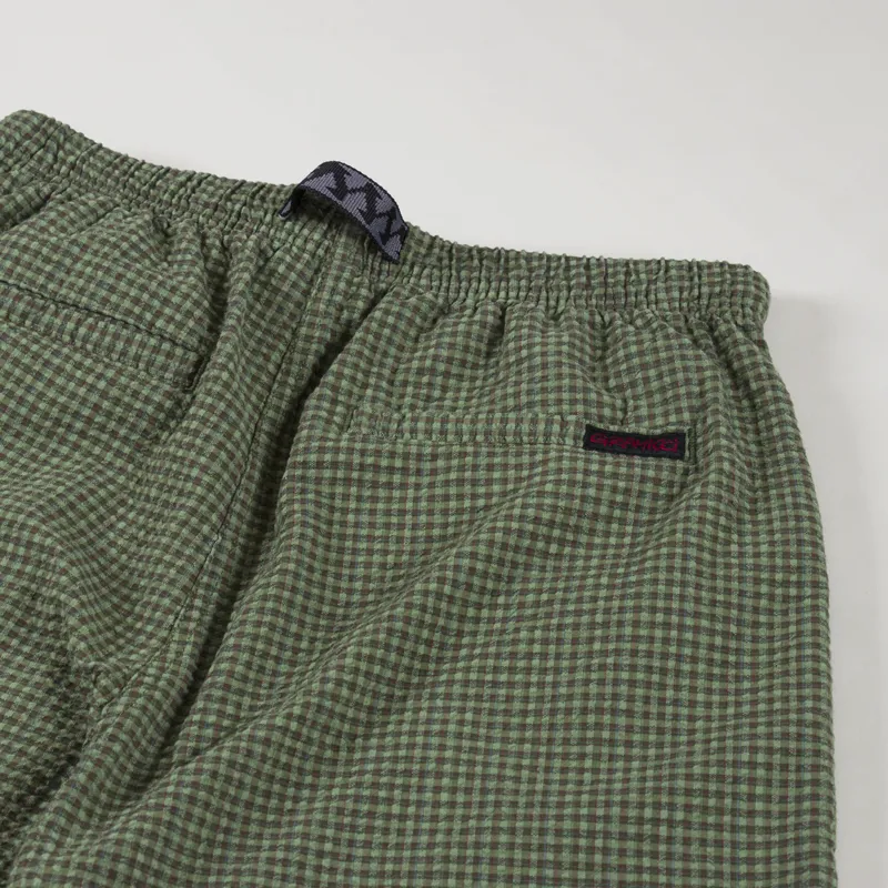 Gramicci OG Micro Plaid Seersucker G-Short Mint-3