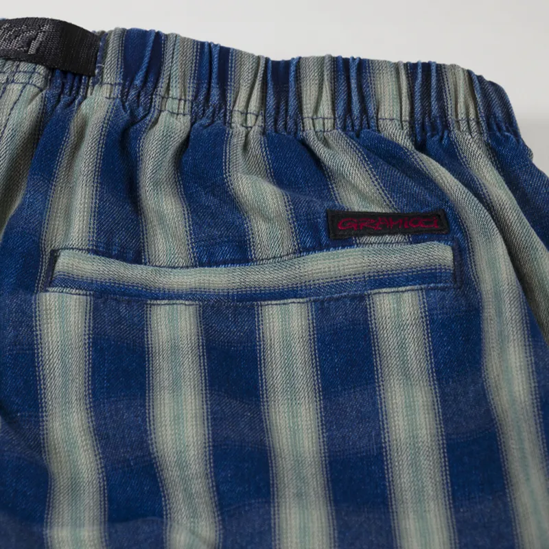 Gramicci OG Jam Short Shadow Plaid Blue-4
