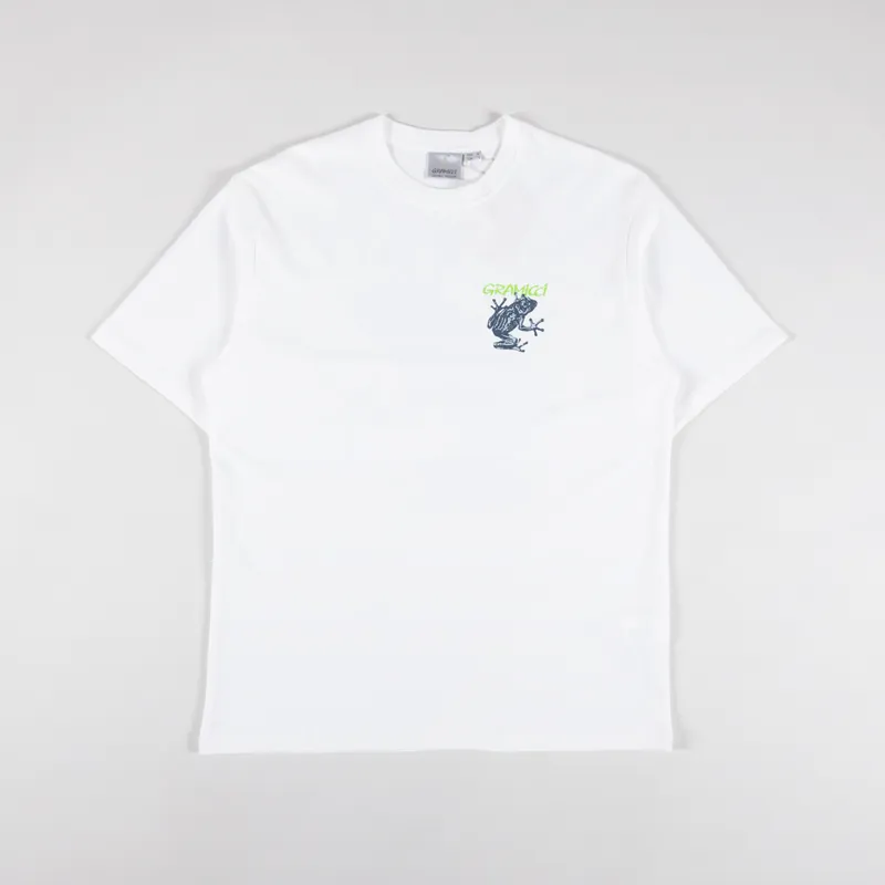 Gramicci Sticky Frog T Shirt White-1