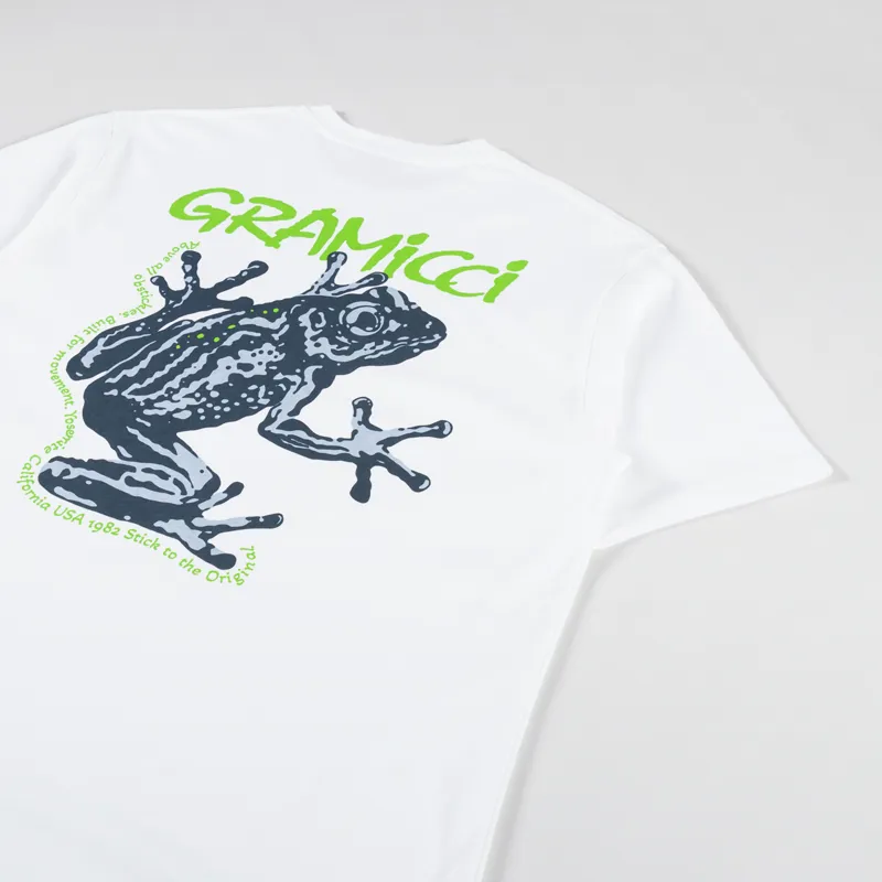 Gramicci Sticky Frog T Shirt White-2