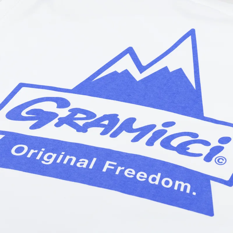 Gramicci Peak T Shirt White-4