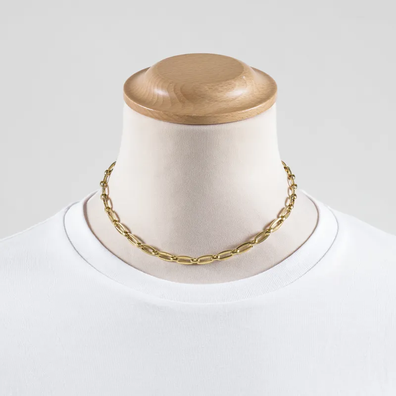 A Weathered Penny Womens Gold Link Chain-3