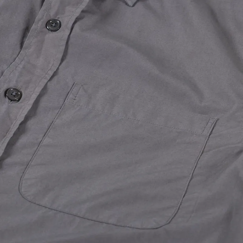 Garment Project Short Sleeved Shirt Light Charcoal-5