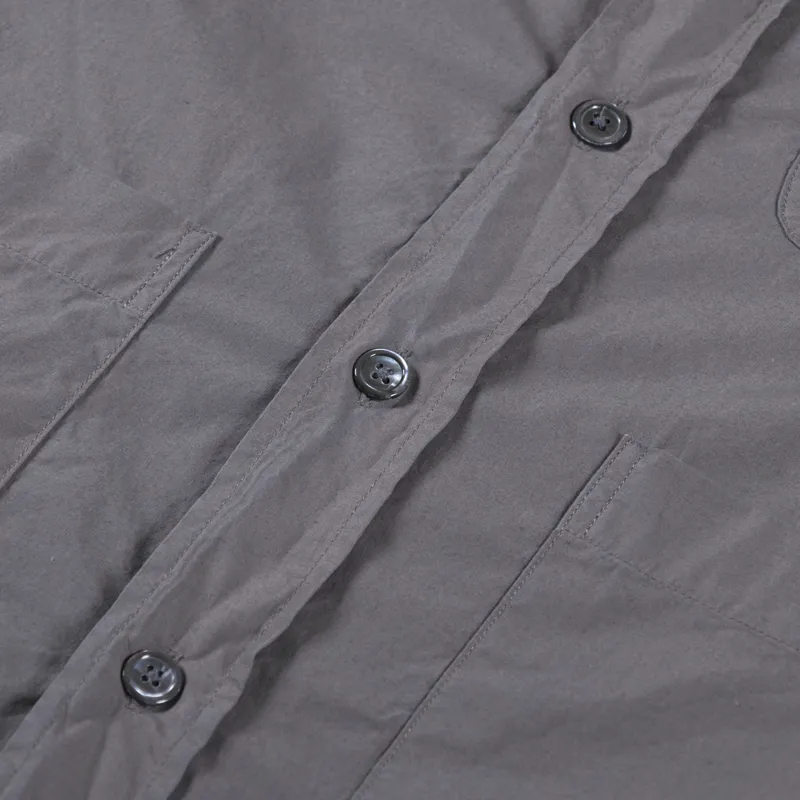 Garment Project Short Sleeved Shirt Light Charcoal-6