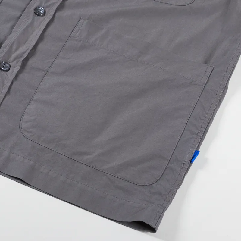 Garment Project Short Sleeved Shirt Light Charcoal-4