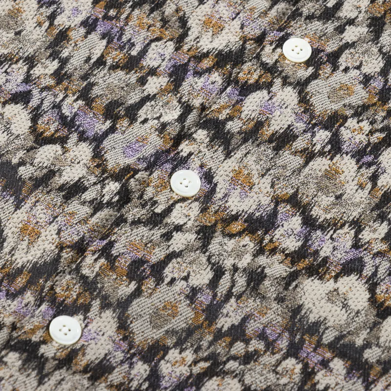 Garment Project Camp Collar Shirt Earth Flower-3