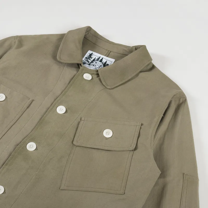 Cafe Mountain Store Jacket Leafy Hand Dye-2