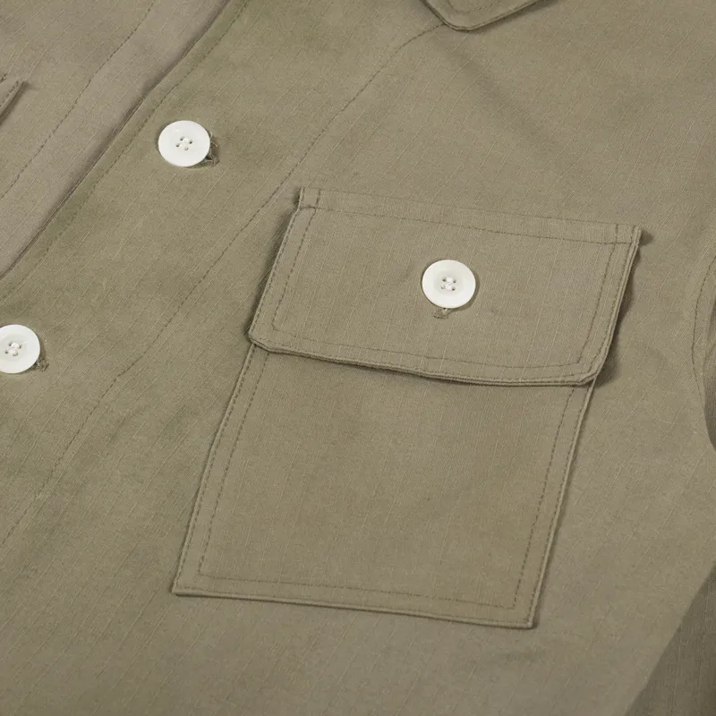 Cafe Mountain Store Jacket Leafy Hand Dye-8