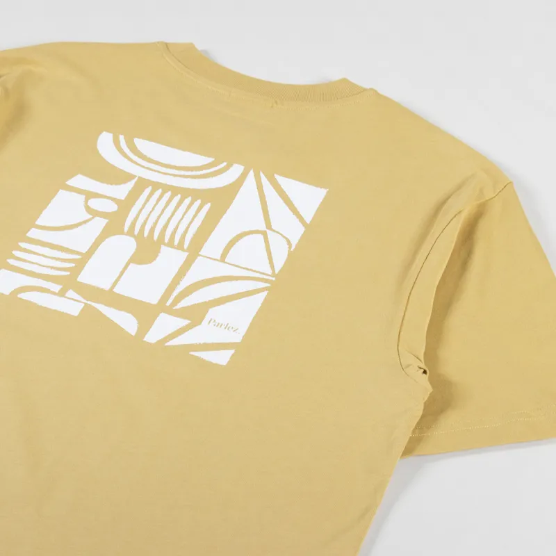 Parlez Link T Shirt Tan Brown-2