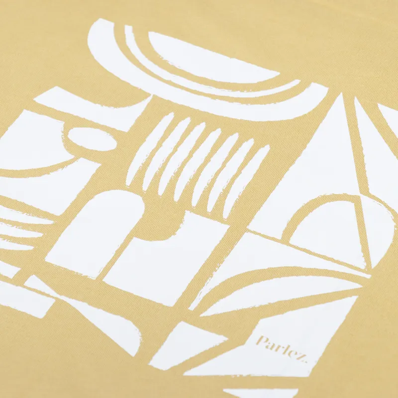 Parlez Link T Shirt Tan Brown-4