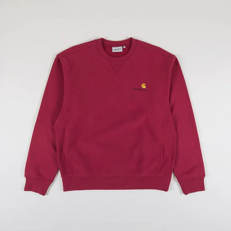 Carhartt WIP American Script Sweat Tuscany 