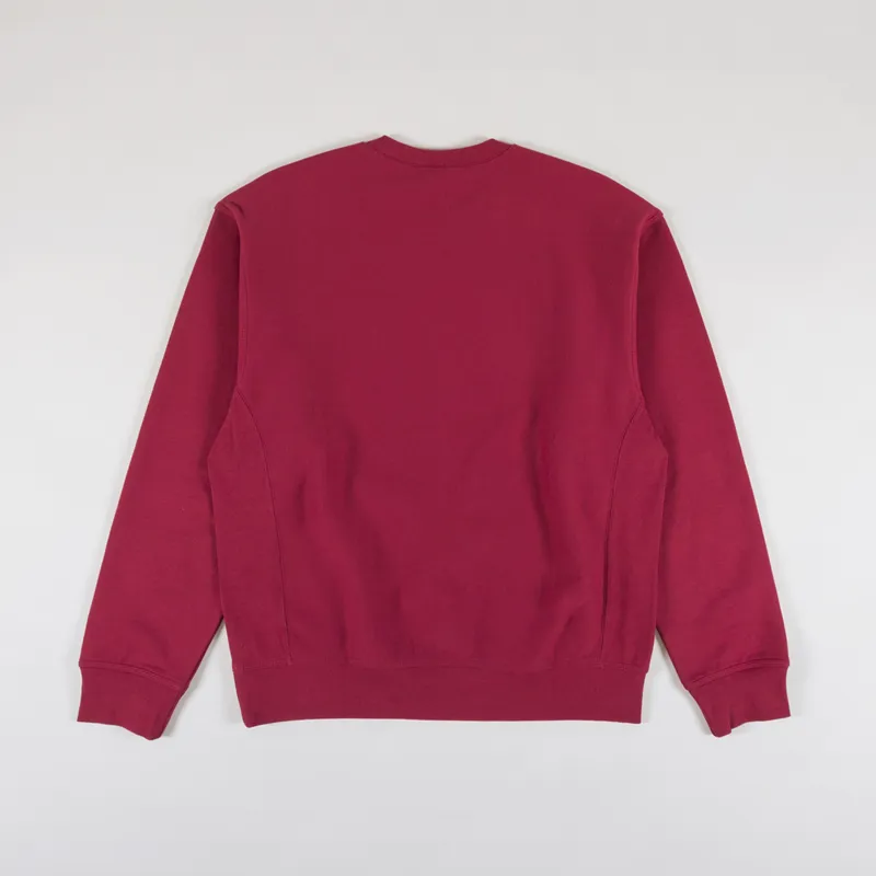 Carhartt WIP American Script Sweat Tuscany -1