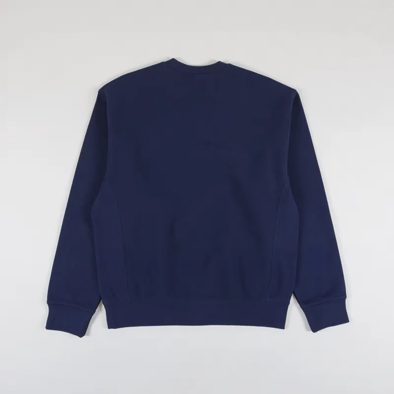 Carhartt WIP American Script Sweat Air Force Blue-1