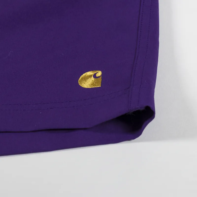 Carhartt WIP Chase Swim Trunk Tyrian Gold-5