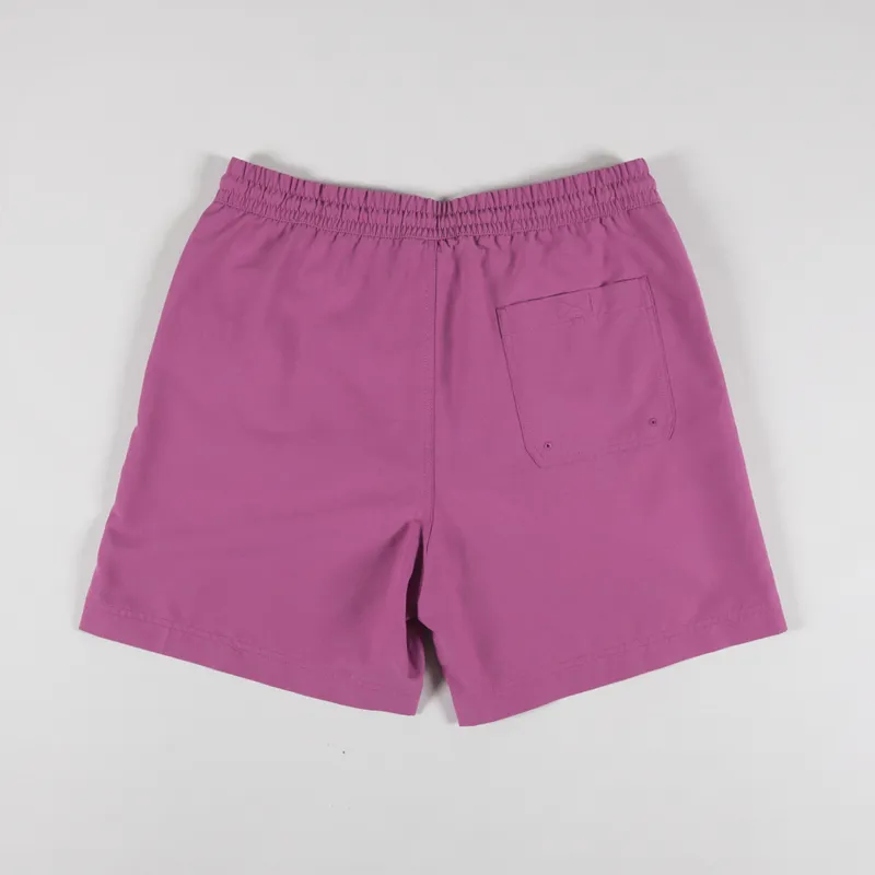 Carhartt WIP Chase Swim Trunk Magenta Gold-1
