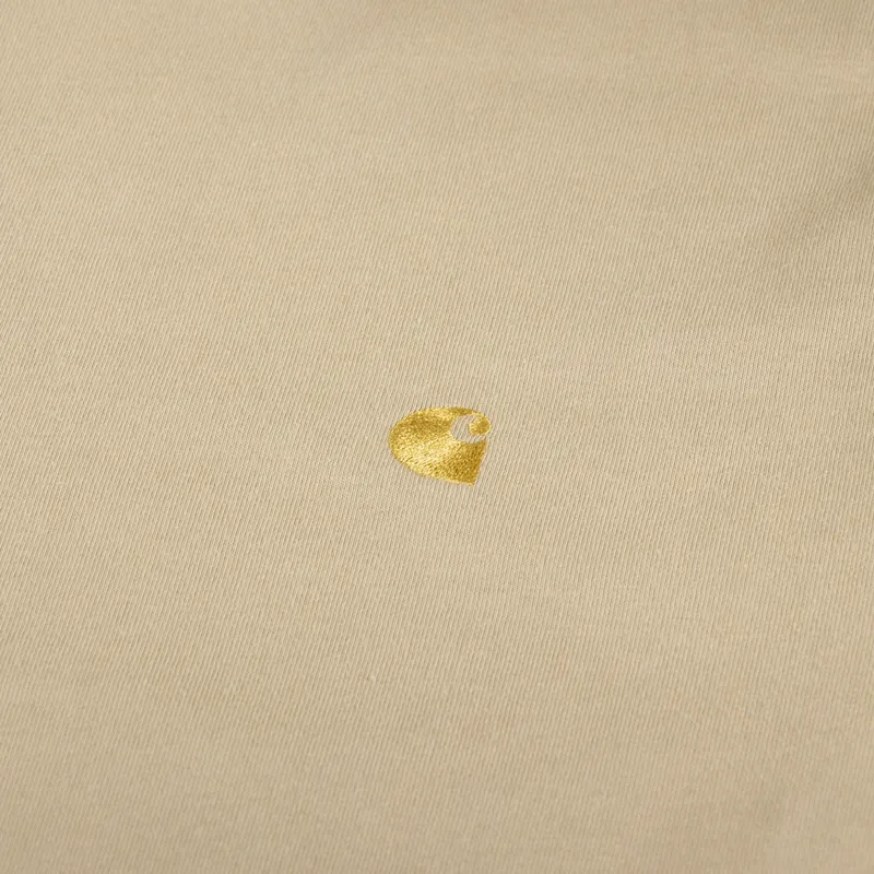 Carhartt WIP Chase T Shirt Sable Gold-2
