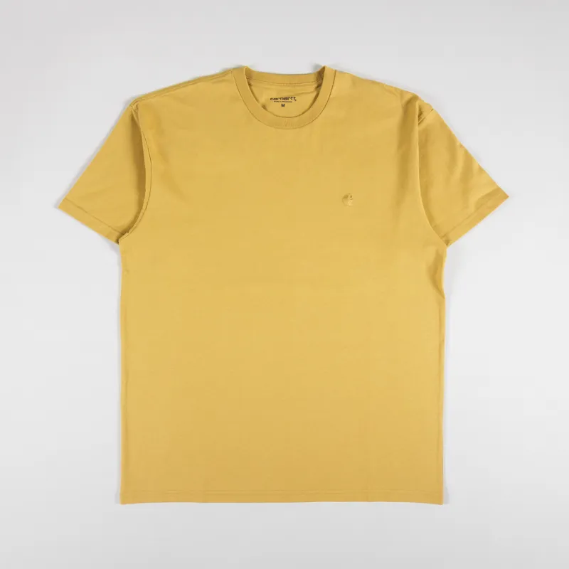 Carhartt WIP Chase T Shirt Sunray Gold