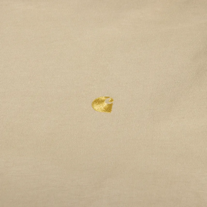 Carhartt WIP Long Sleeve Chase T Shirt Sable Gold-4