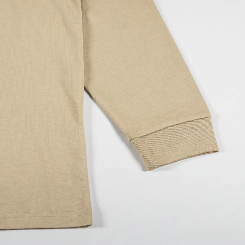 Carhartt WIP Long Sleeve Chase T Shirt Sable Gold-5