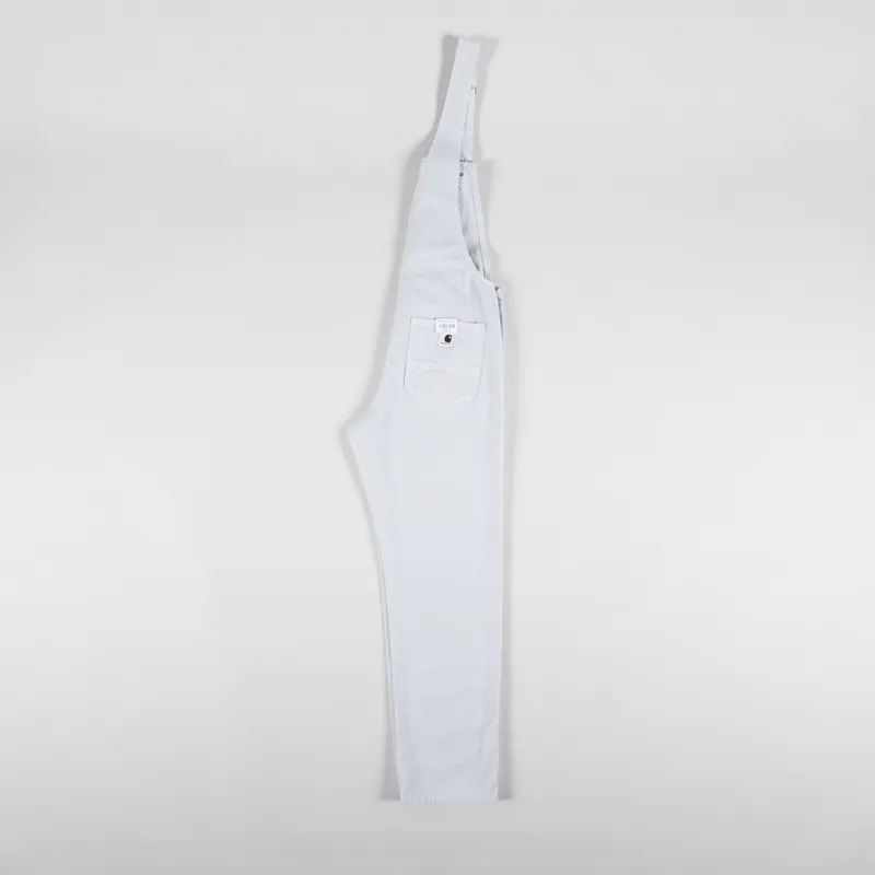 Carhartt WIP Womens Bib Overall Straight Sonic Silver Garment Dyed-6