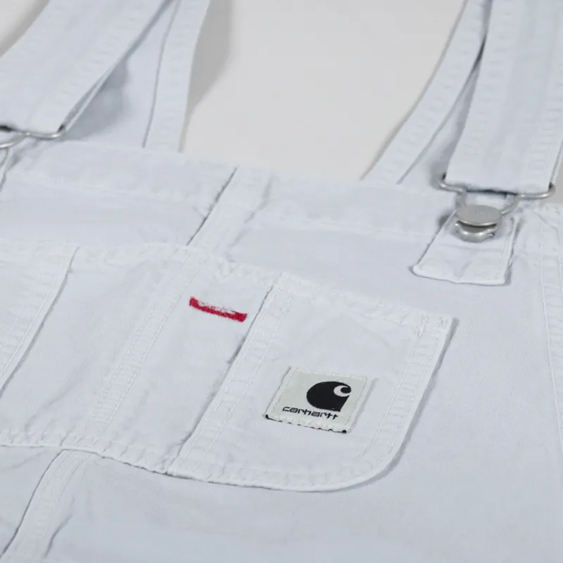Carhartt WIP Womens Bib Overall Straight Sonic Silve Garment