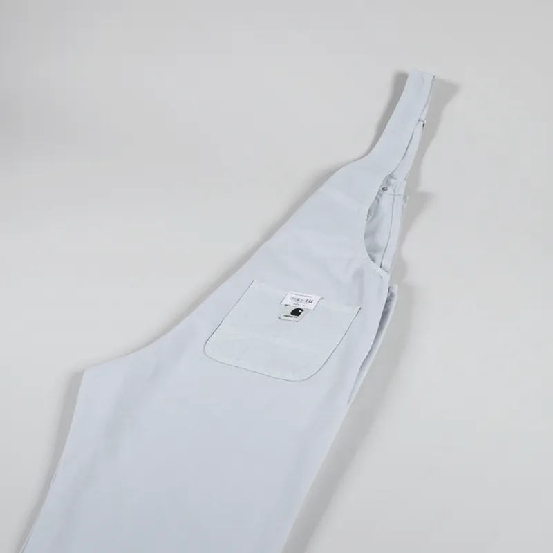 Carhartt WIP Womens Bib Overall Straight Sonic Silver Garment Dyed-9