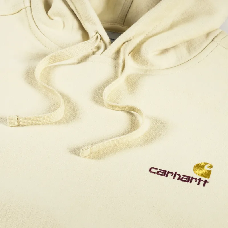 Carhartt WIP Hooded American Script Sweat Rattan-4