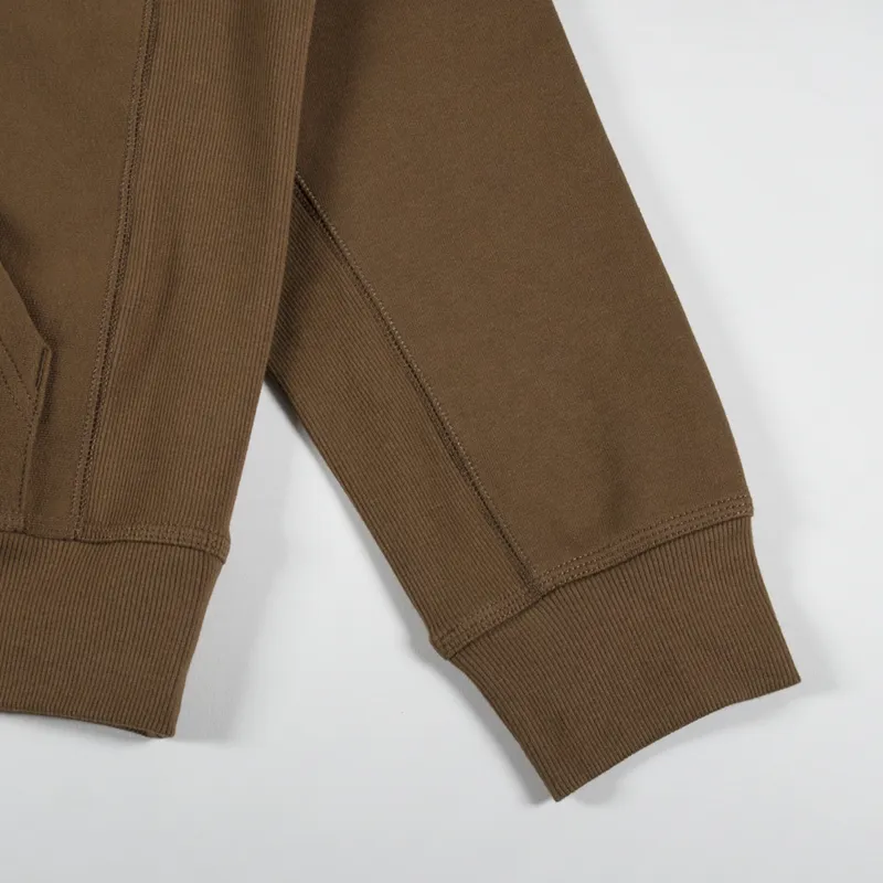 Carhartt WIP Hooded American Script Sweat Lumber-5