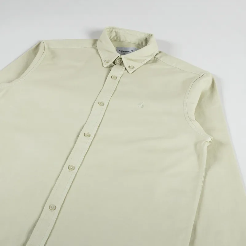 Carhartt WIP Long Sleeve Bolton Shirt Beryl-2