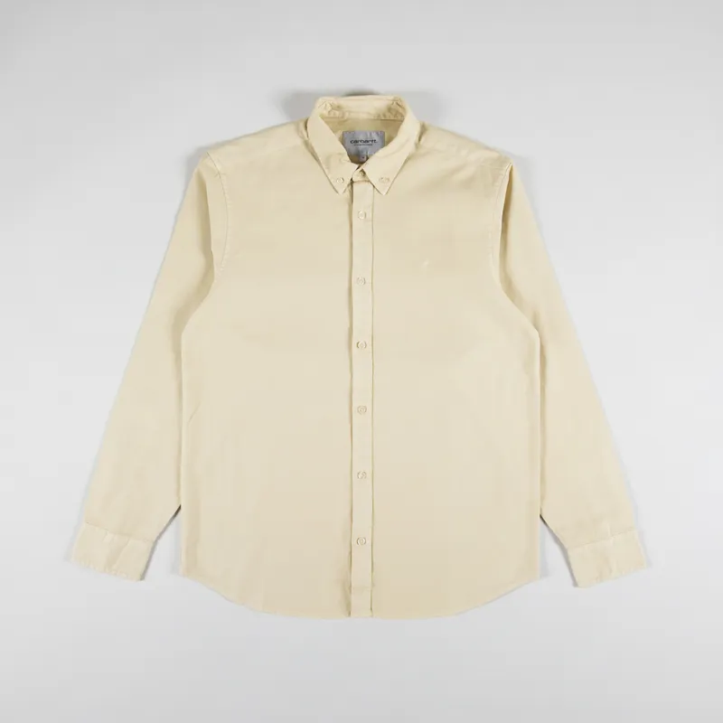 Carhartt WIP Long Sleeve Bolton Shirt Rattan