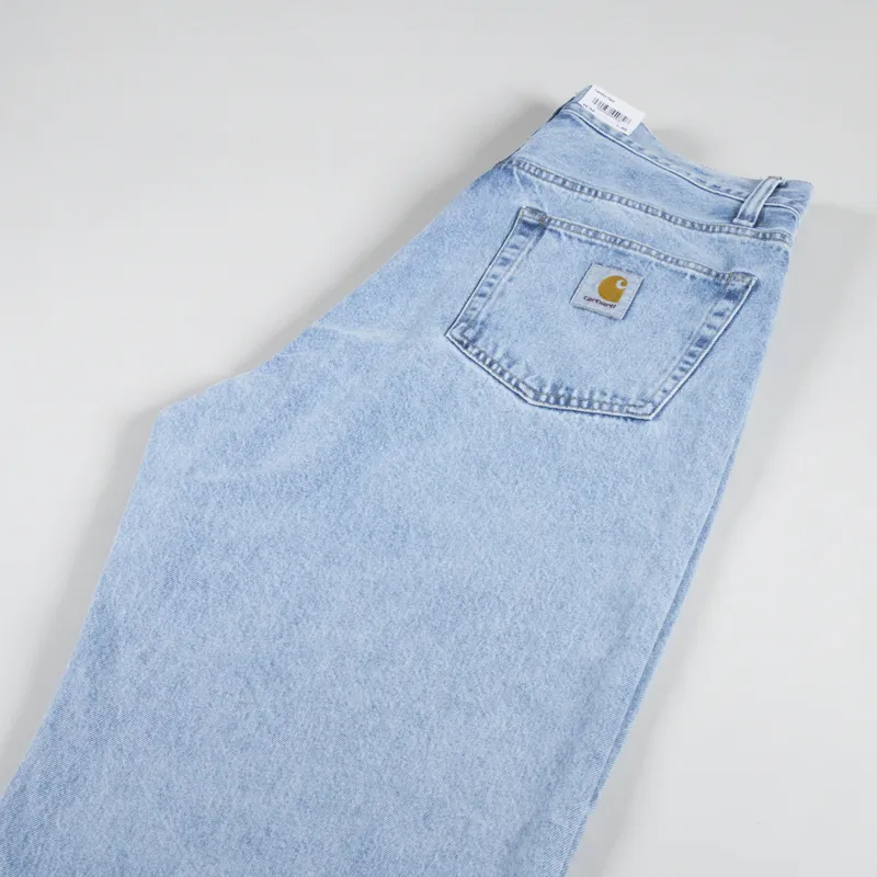 Carhartt WIP Landon Pant Blue Bleached Robertson Denim-5