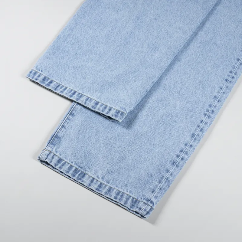 Carhartt WIP Landon Pant Blue Bleached Robertson Denim-6