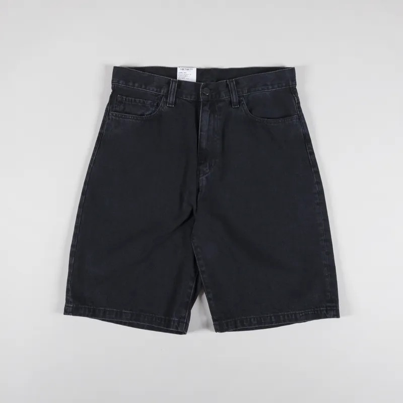 Carhartt WIP Landon Short Black Stone Washed