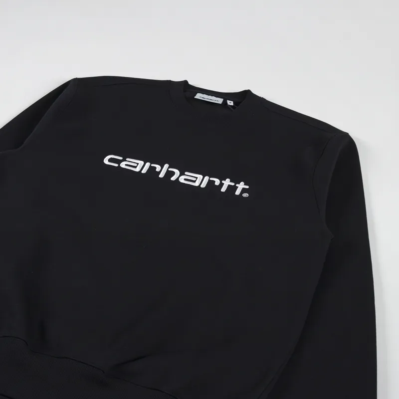 Carhartt WIP Sweat Black White-2