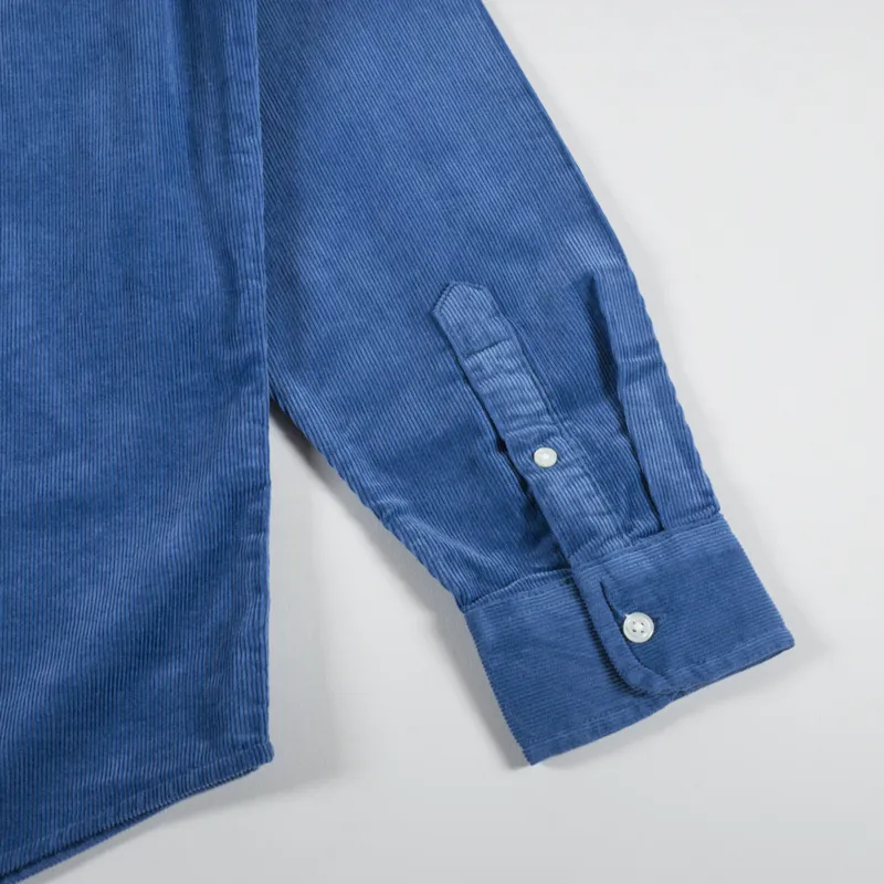 Carhartt WIP Long Sleeve Madison Fine Cord Shirt Sorrent Wax-7