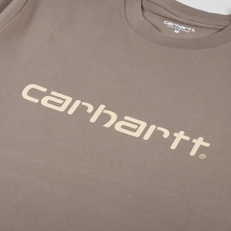 Carhartt WIP Script T Shirt Branch Rattan-2