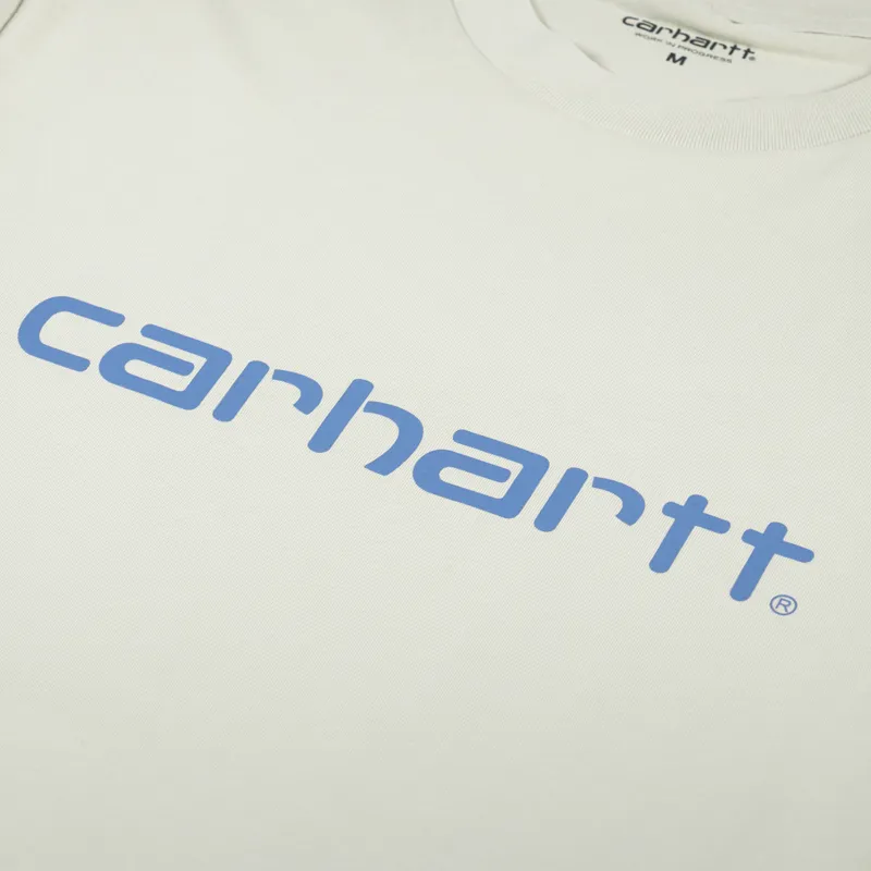 Carhartt WIP Script T Shirt Beryl Sorrent-2