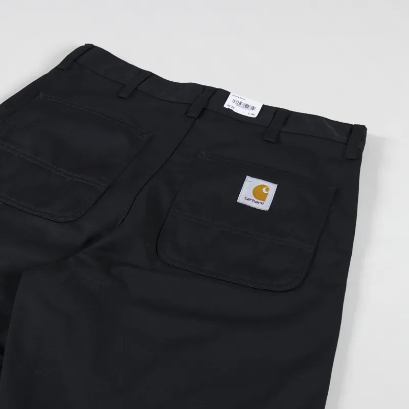 Carhartt WIP Simple Short Black Rinsed Denison Twill-3