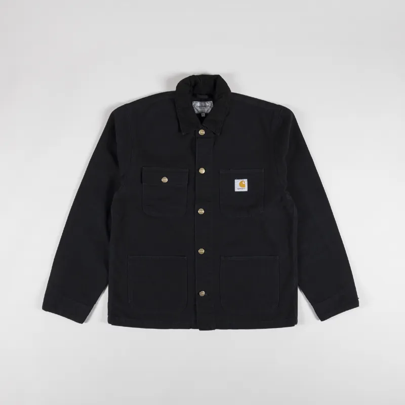 Carhartt WIP Michigan Summer Coat Black Aged Canvas