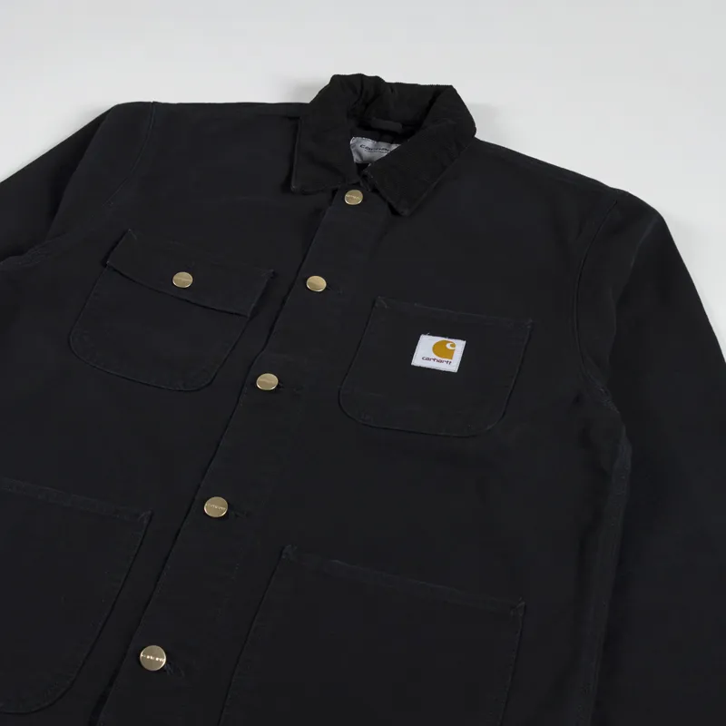 Carhartt WIP Michigan Summer Coat Black Aged Canvas-3