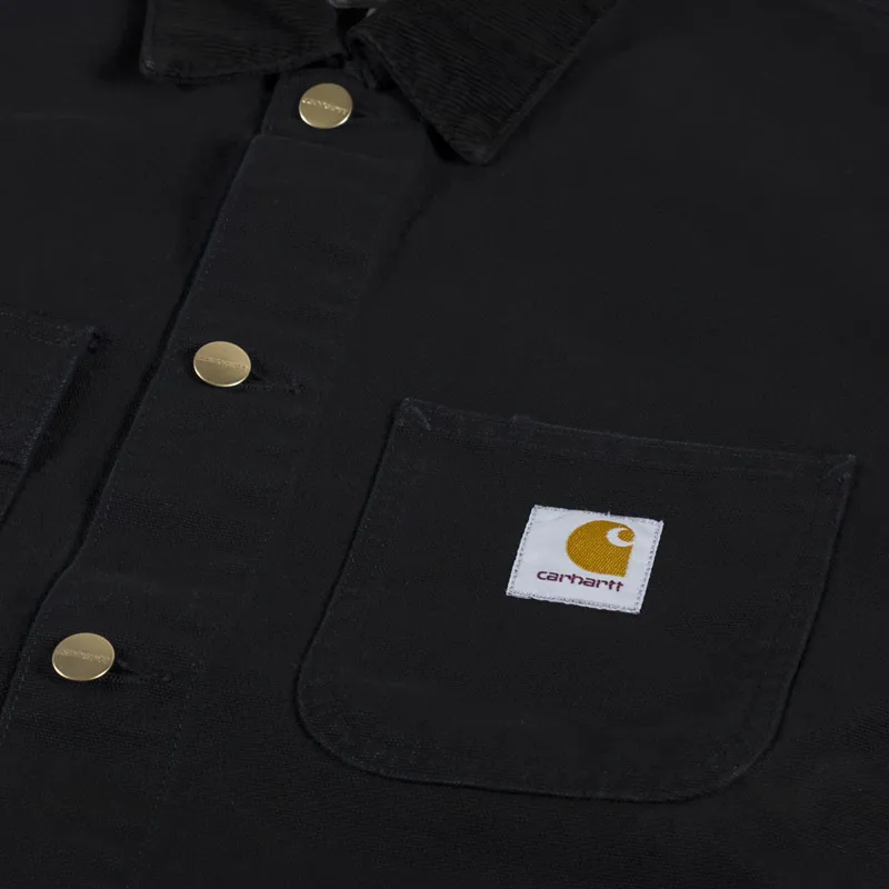 Carhartt WIP Michigan Summer Coat Black Aged Canvas-8