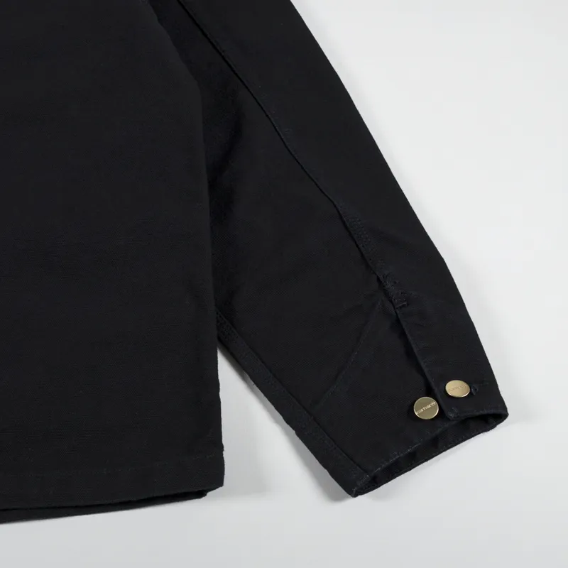 Carhartt WIP Michigan Summer Coat Black Aged Canvas-7
