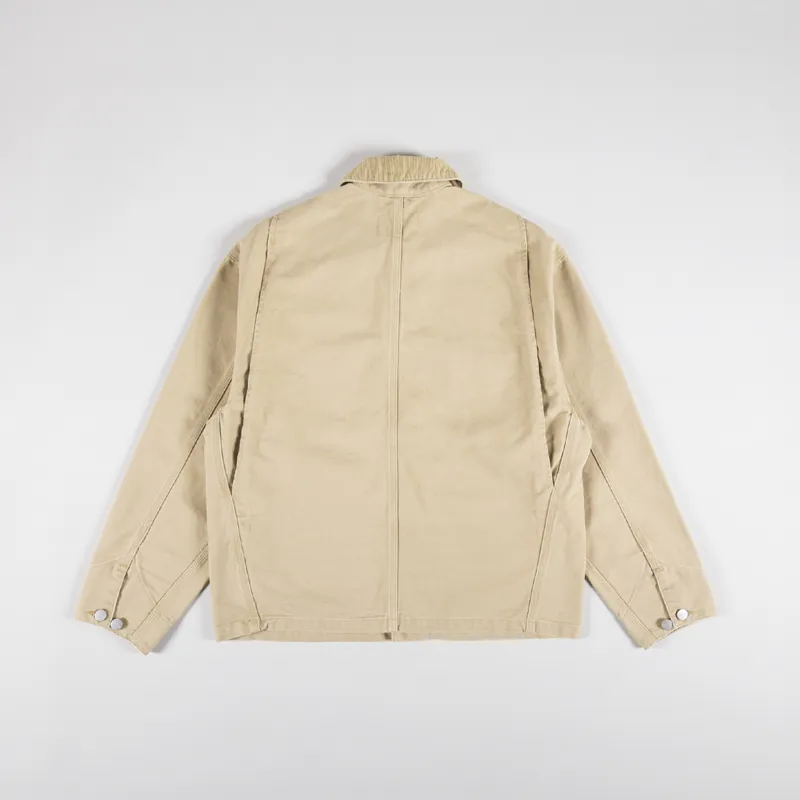 Carhartt WIP Womens OG Michigan Coat Bourbon Aged Canvas-6