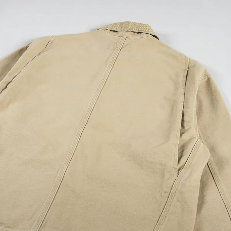 Carhartt WIP Womens OG Michigan Coat Bourbon Aged Canvas-8