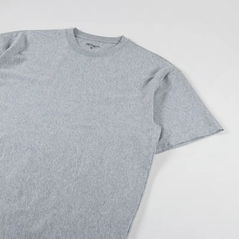 Carhartt WIP Dawson T Shirt Grey Heather-1