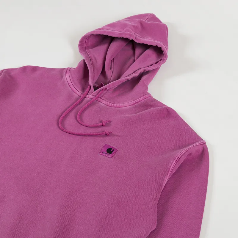 Carhartt WIP Womens Hooded Nelson Sweat Magenta-6
