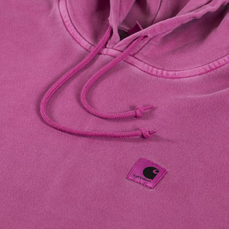 Carhartt WIP Womens Hooded Nelson Sweat Magenta-8