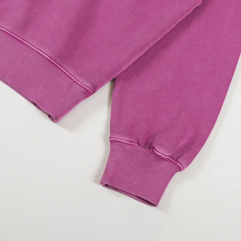 Carhartt WIP Womens Hooded Nelson Sweat Magenta-10