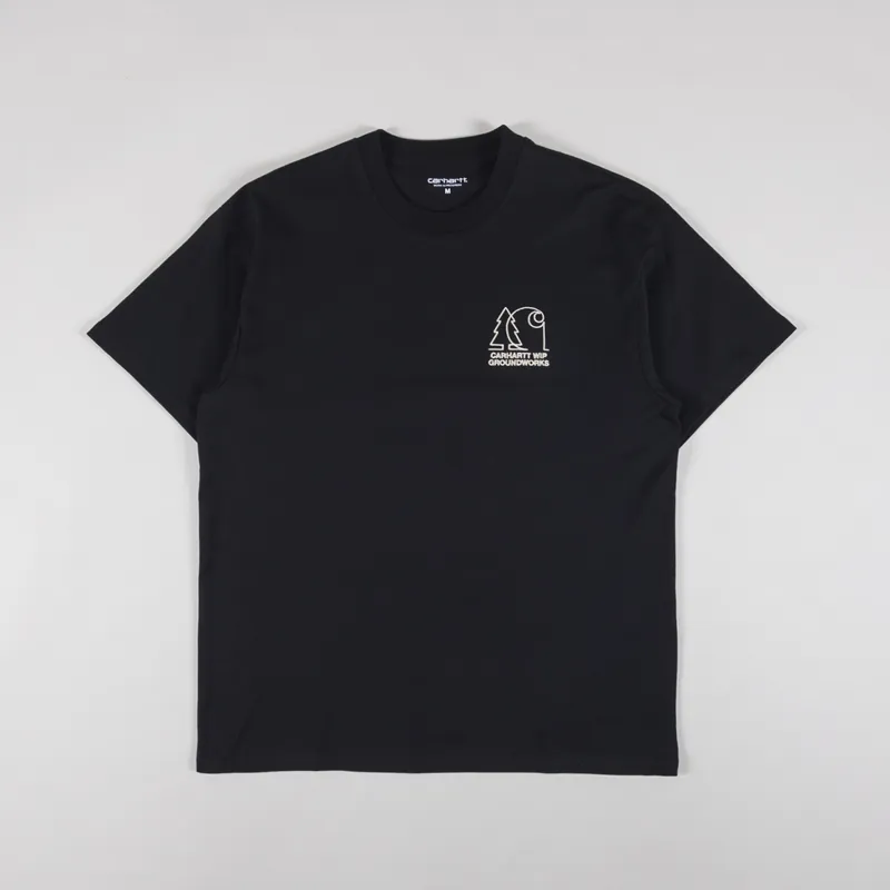 Carhartt WIP Groundworks T Shirt Black