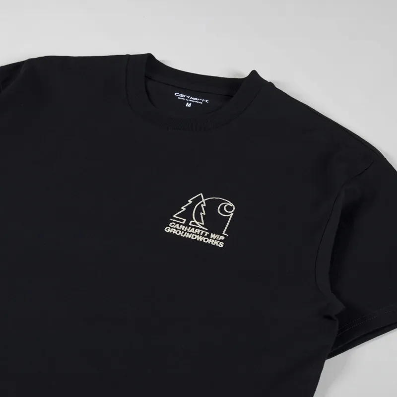 Carhartt WIP Groundworks T Shirt Black-1